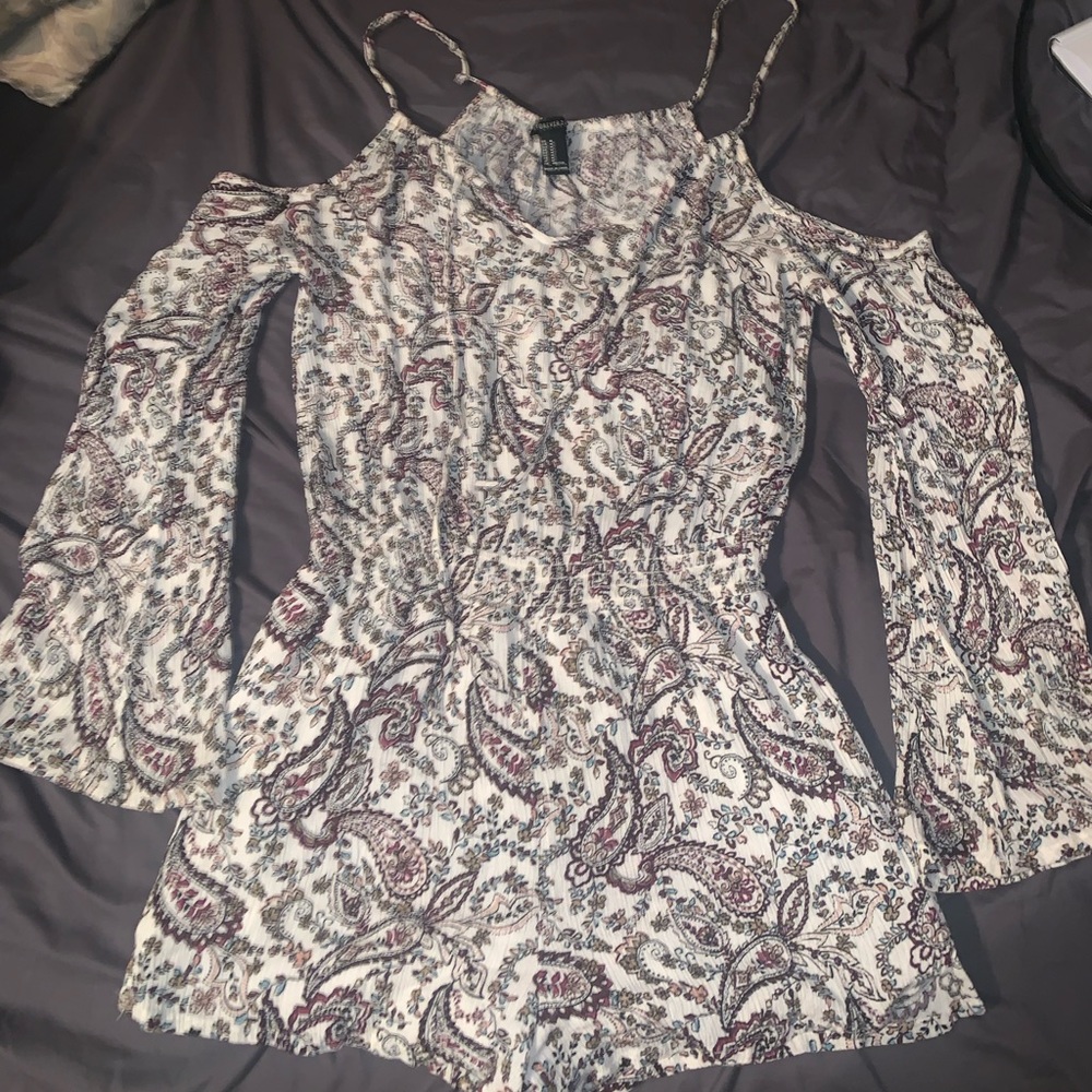 Forever 21 floral romper